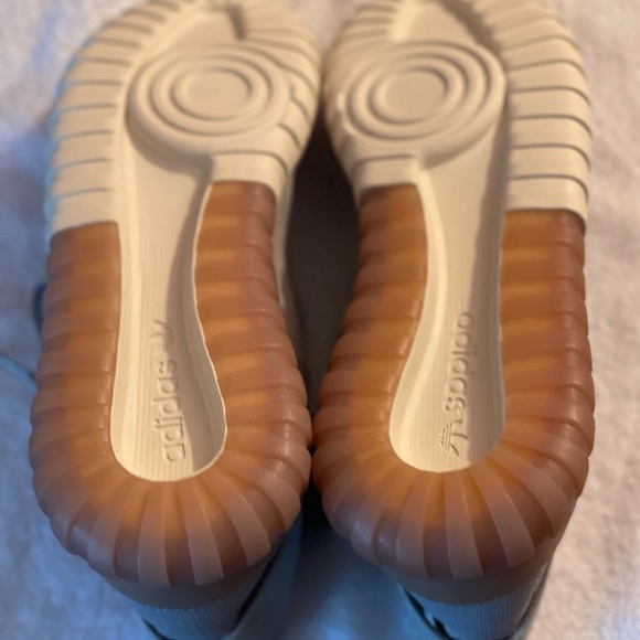 Adidas Tubular Sz 13 Grey/Wht/Beige - Picture 3 of 3